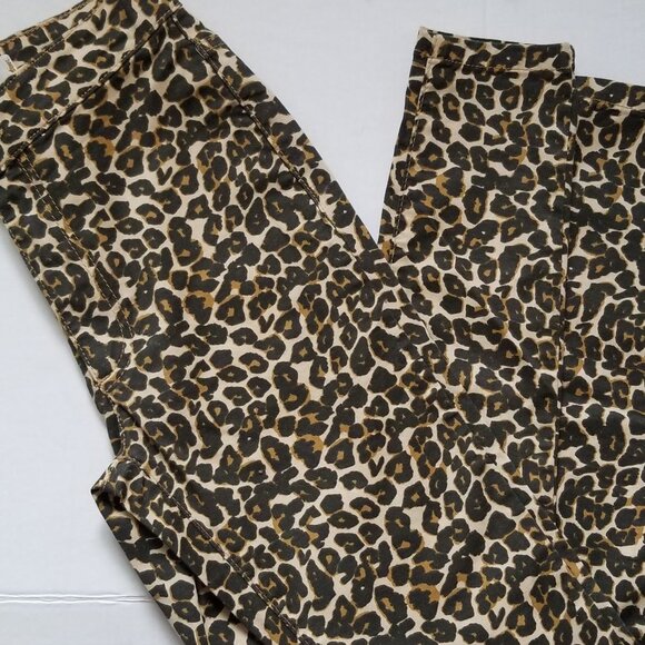 Free People Leopard Print Belle Pants Size 25 - Picture 5 of 13